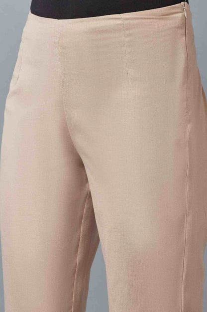 Beige Slim Pants