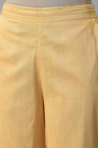 Gold Gathered Culottes