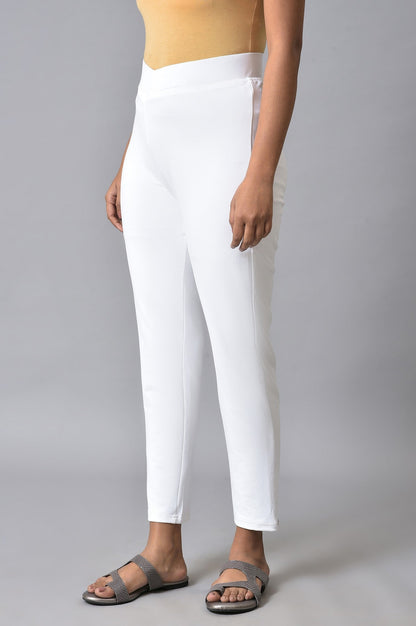 White Poly Lycra Tights