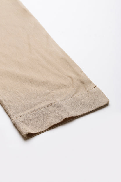 Beige Slim Pants