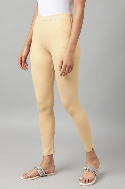 Peach Ankle Length Tights