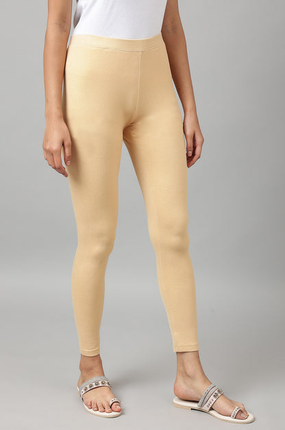 Peach Ankle Length Tights