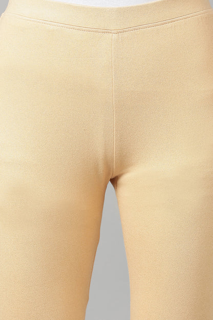 Pale Gold Jersey Tights