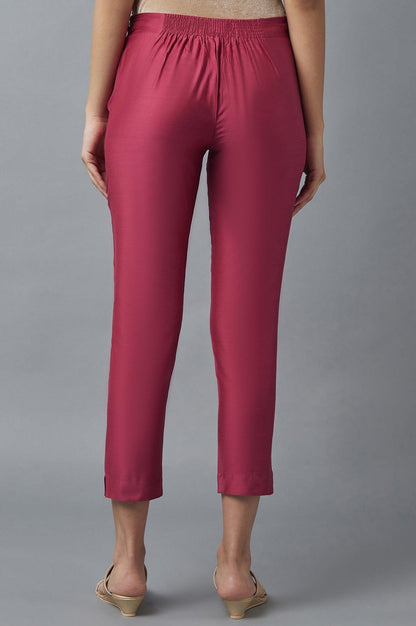 Red Slim Pants - wforwoman