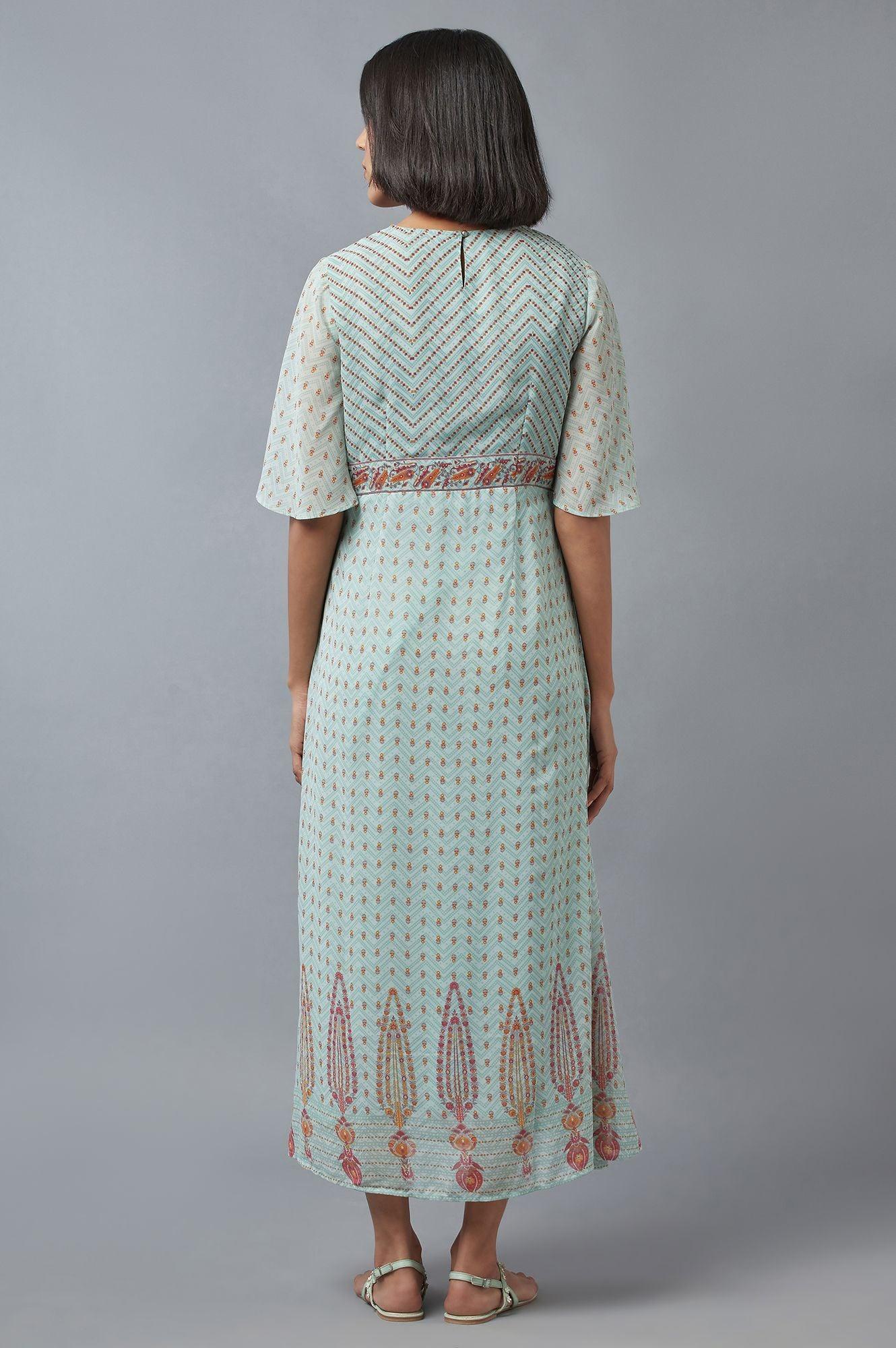 Harbour Green Asymmetric Dress - wforwoman