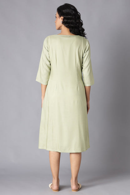 Laurel Green A-Line kurta