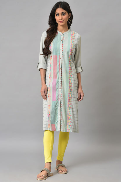 Light Blue Dobby kurta