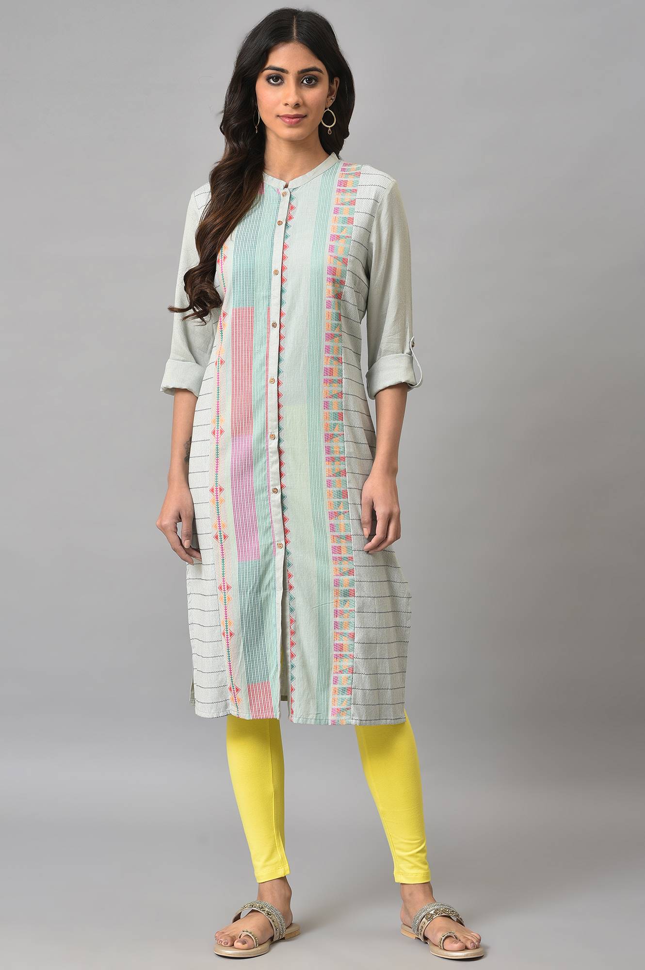 Light Blue Dobby kurta