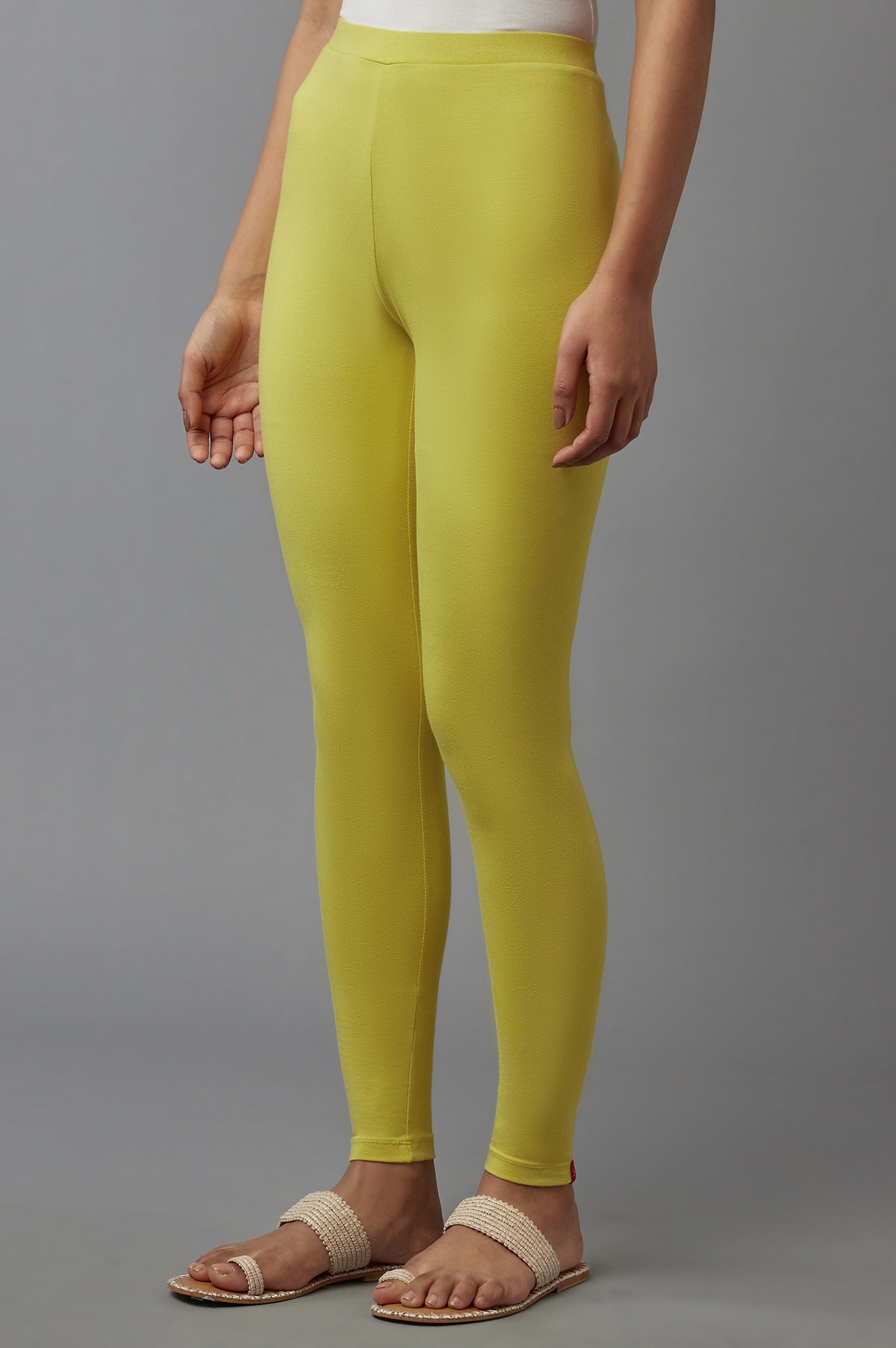 Yellow Cotton Tights