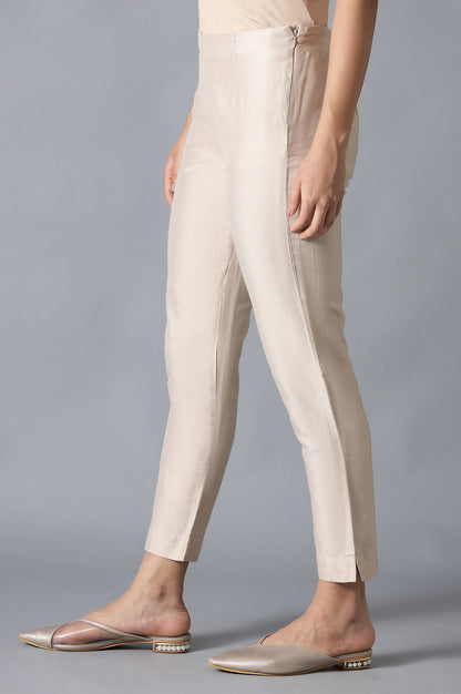 Beige Slim Pants