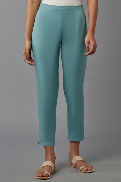 Blue Slim Pants