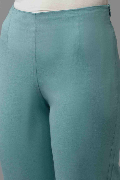 Blue Slim Pants