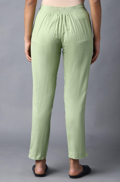 Spring Green Slim Pants - wforwoman