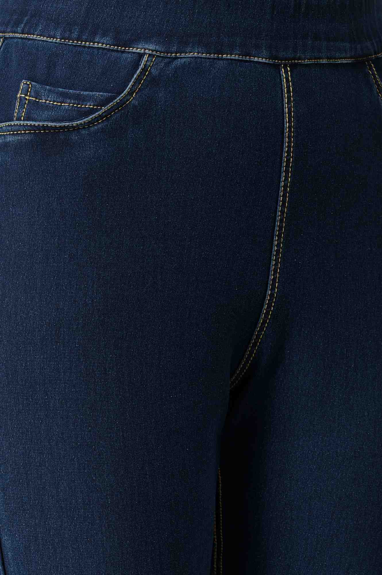 Navy Blue Denim Jeggings