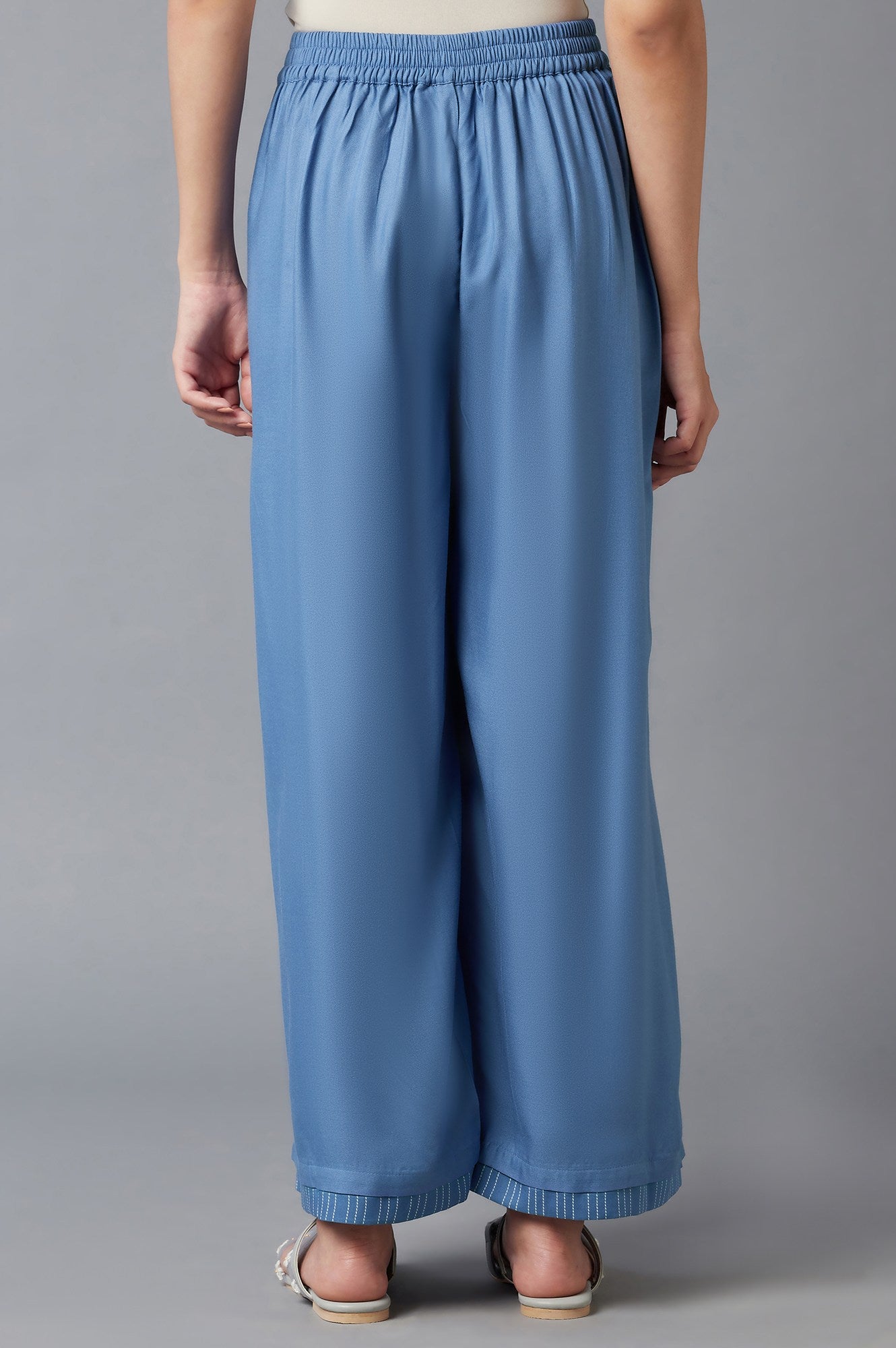 Azure Blue Parallel Pants