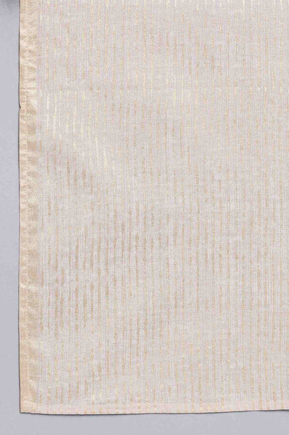 Beige Printed Dupatte