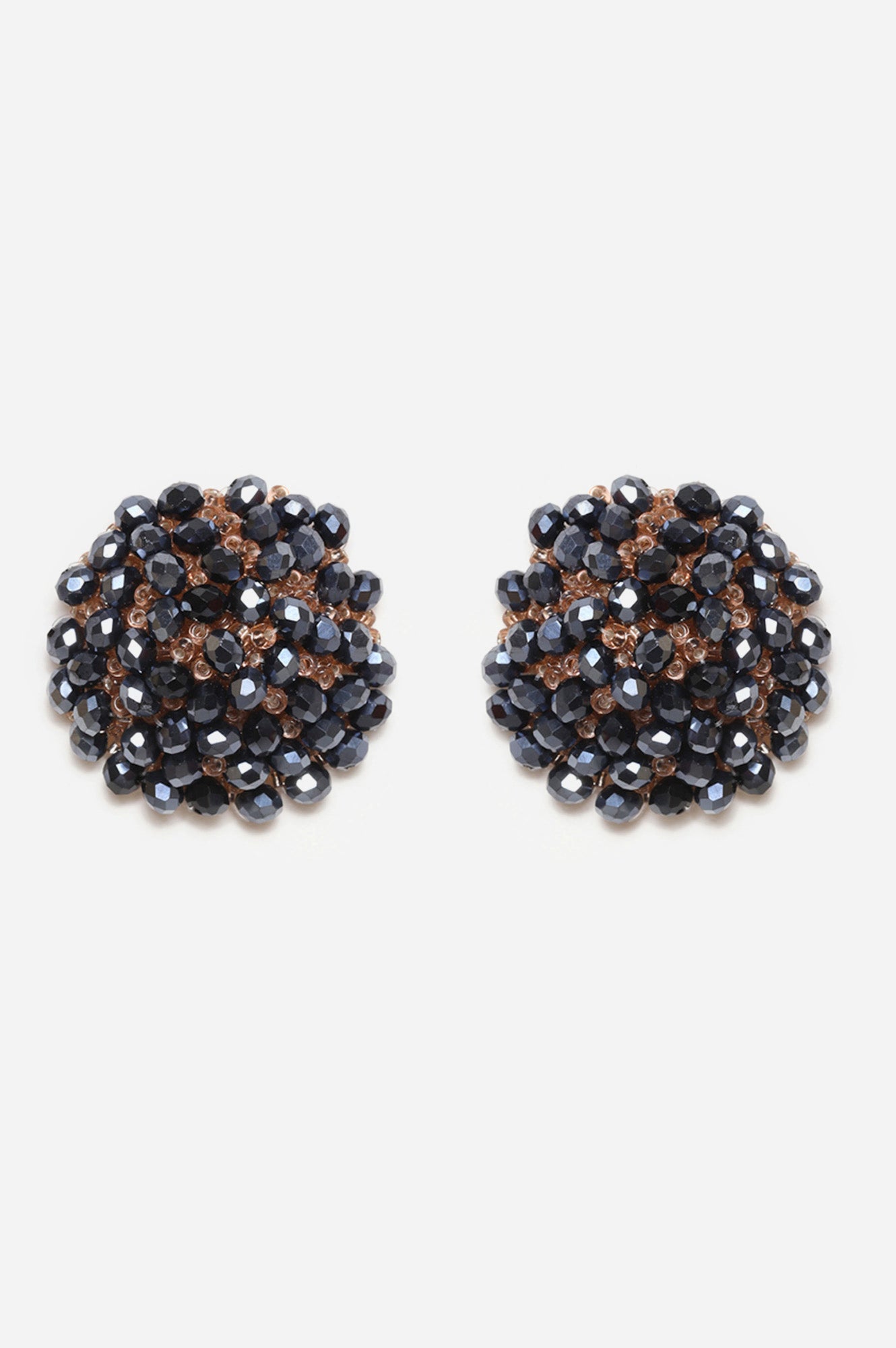 Combo Stud Set- Blue Crystal Handmade Stud with Classic Everyday Studs