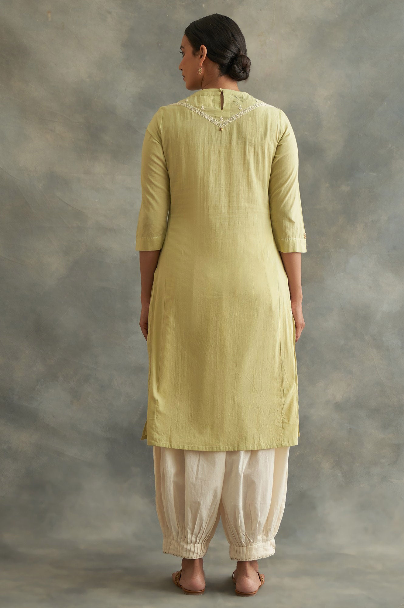 Pastel Green Chikankari kurta