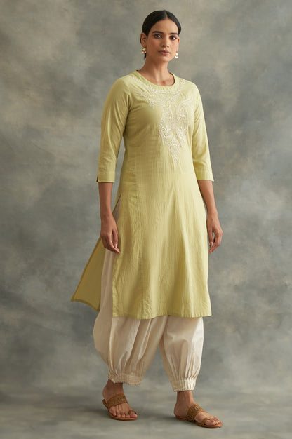 Pastel Green Chikankari kurta