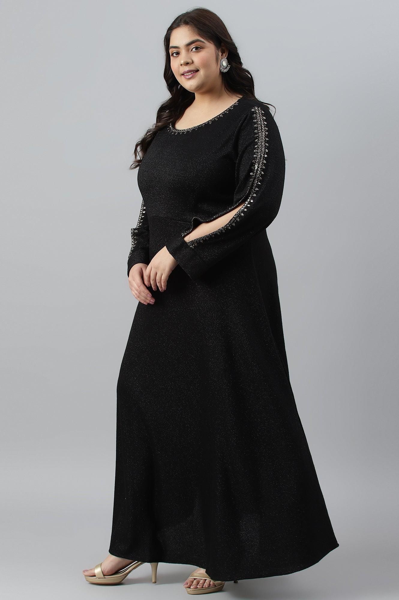winter birthday dress plus size Fleurora Plus Size Black Elegant Dress Wedding Guest Party Semi Formal Cross-Wrap Mesh Patchwork V-Neck Short Sleeve High Waist Flared A-Lin,4XL