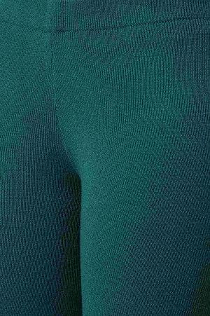 Green Acrylic Winter Leggings