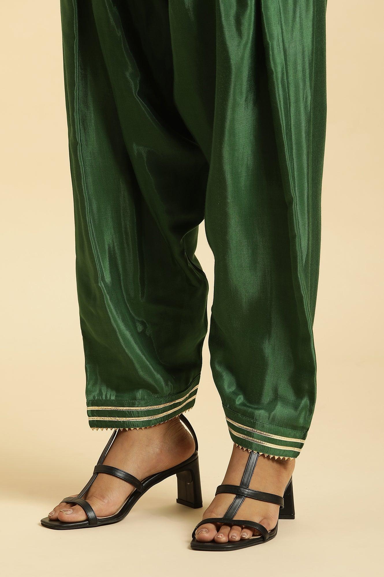 cigarette salwar Trousers Pakistani Trouser Design Trouser Style Latest Pakistani Trouser Design Kurti Latest Pakistani Dupatta elaborated using lace work Embroidered Golden Cigarette Pants Online