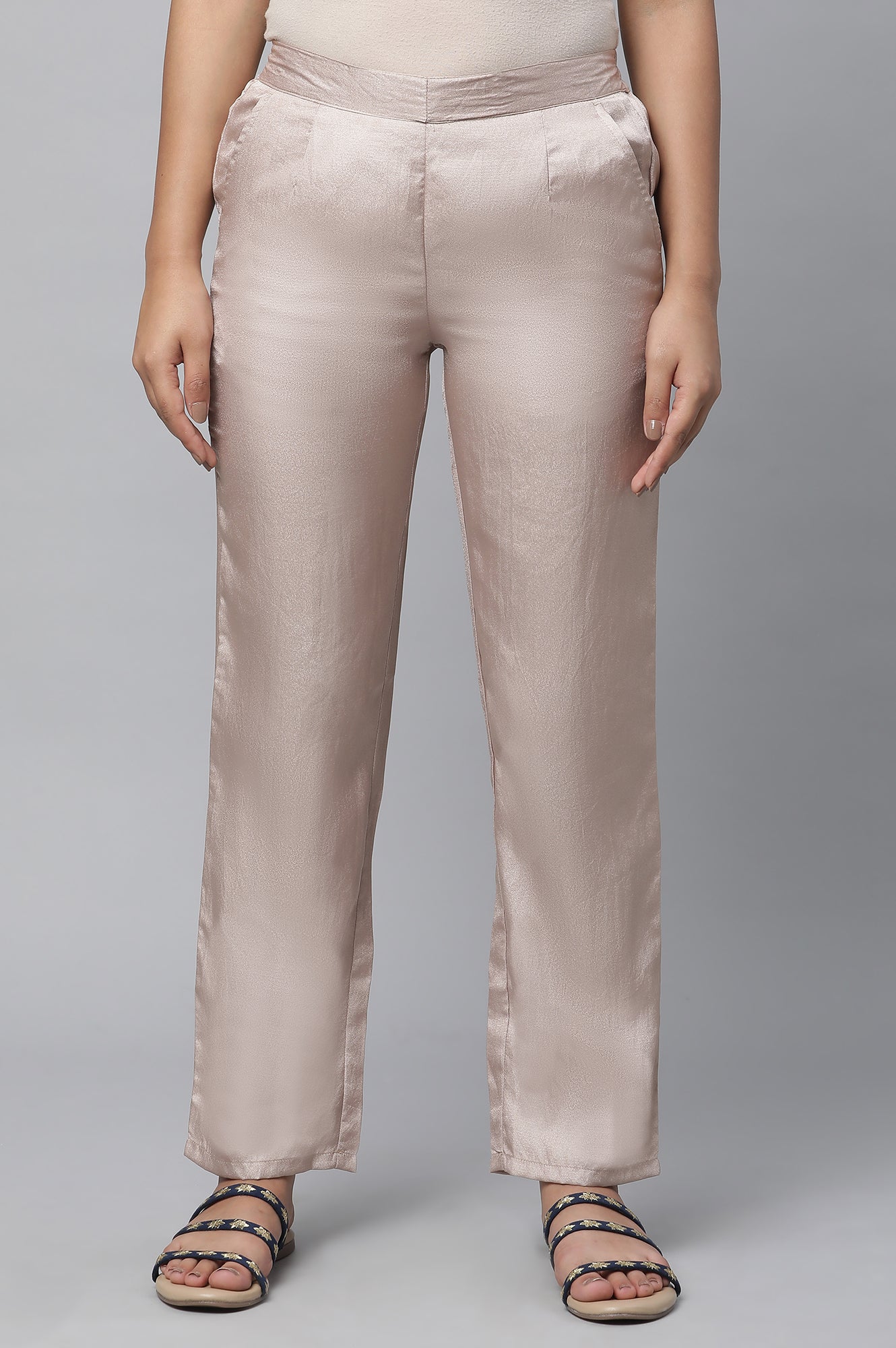 Cuban Gold Pants in Korean Satin