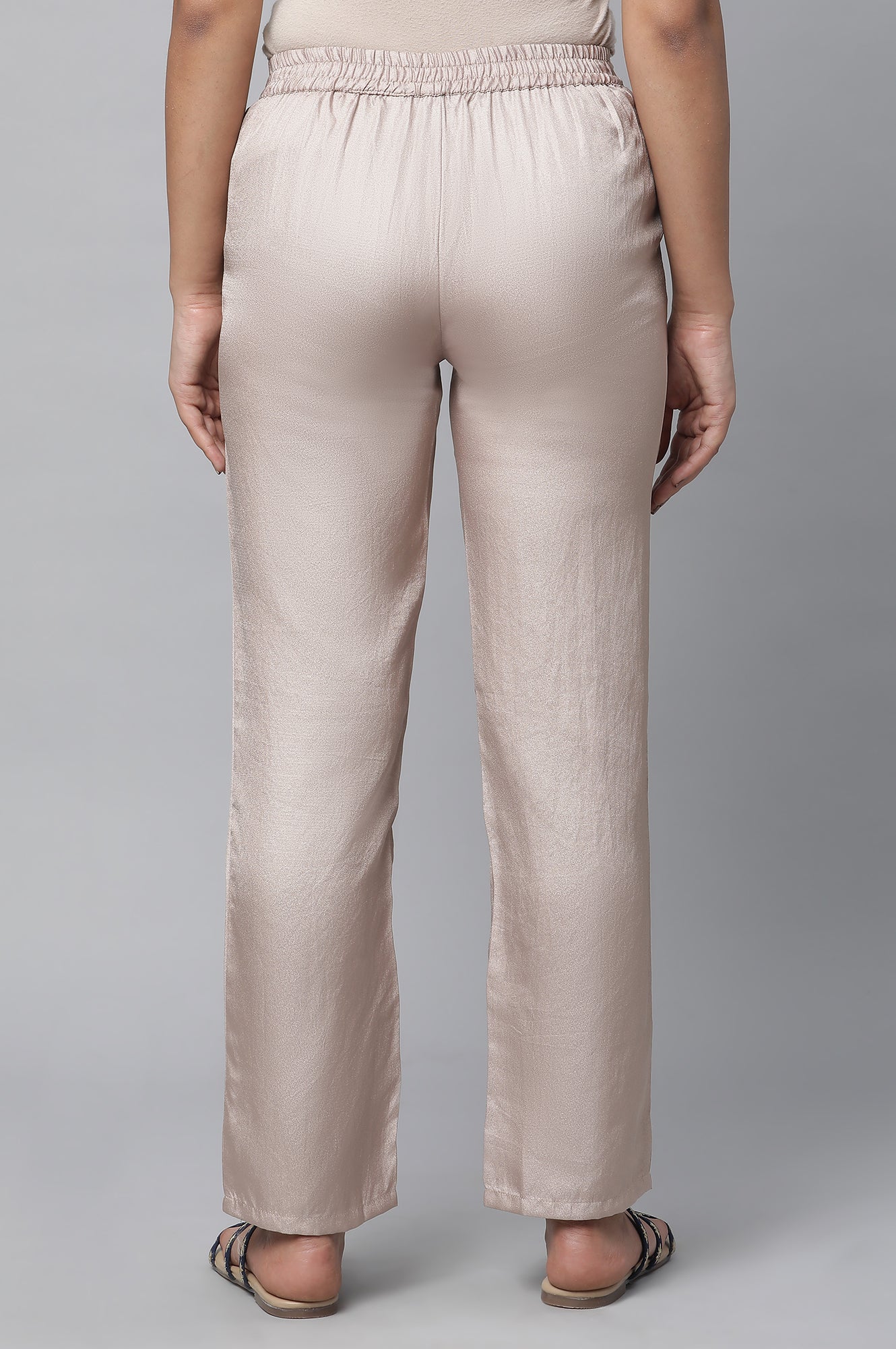 Cuban Gold Pants in Korean Satin