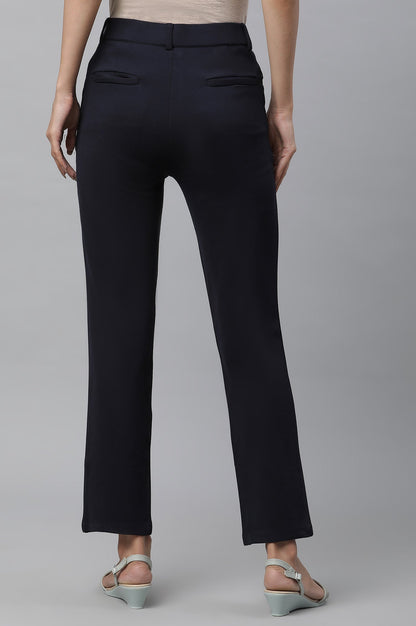 Navy Slim Fit Trouser Pants