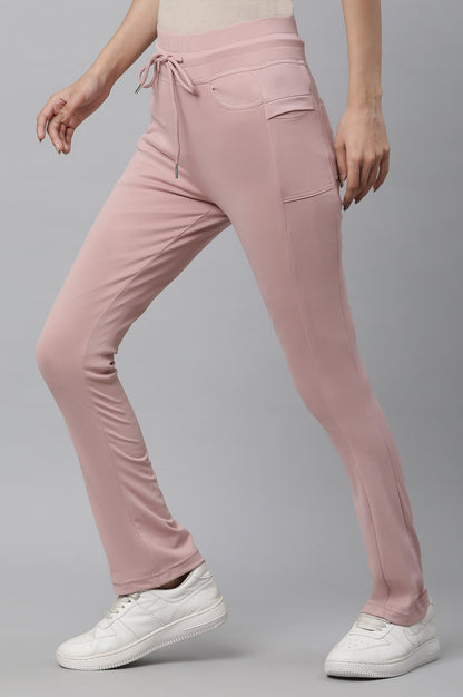 Pink Athleisure Style Pants