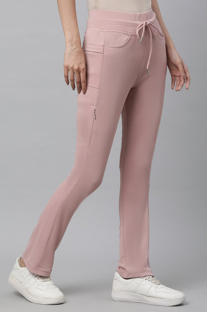 Pink Athleisure Style Pants