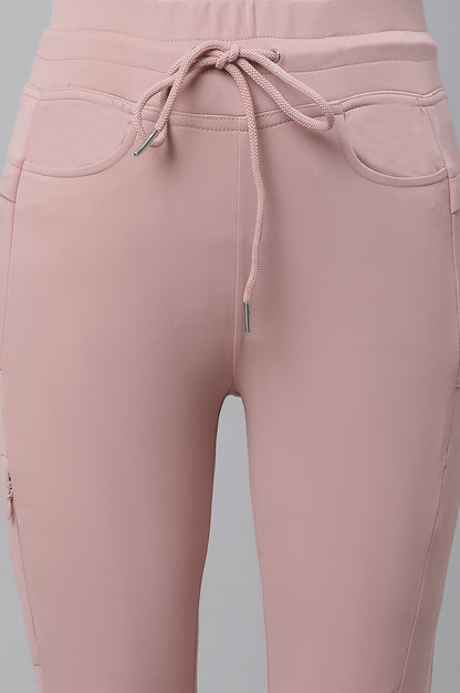 Pink Athleisure Style Pants