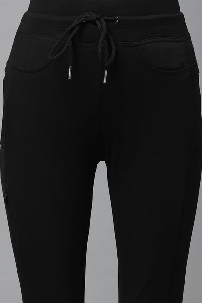 Black Athleisure Style Pants