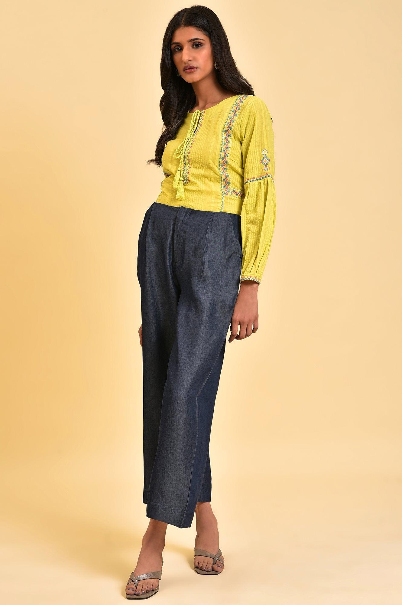 lime yellow top