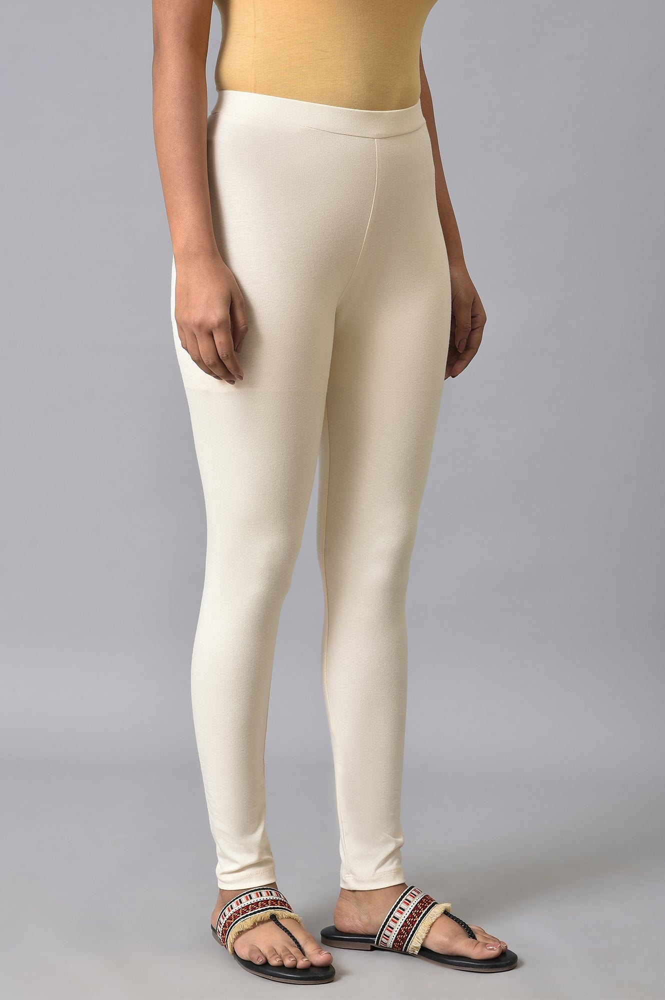 Ecru Beige Coloured Tights