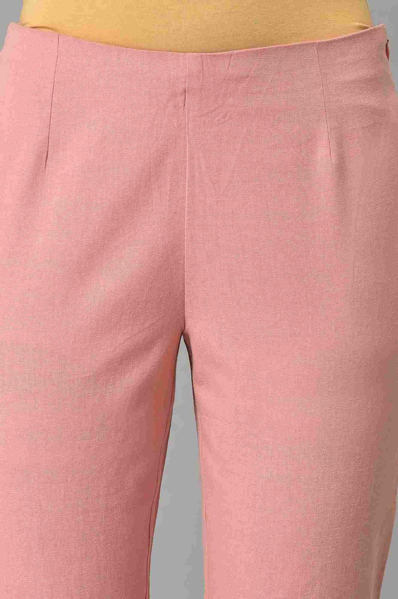 Coral Plus Size Slim Pants - wforwoman