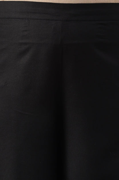 Black Plus Size Parallel Pants - wforwoman
