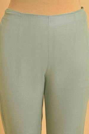 Green Kota Insert Plus Size Slim Pants - wforwoman