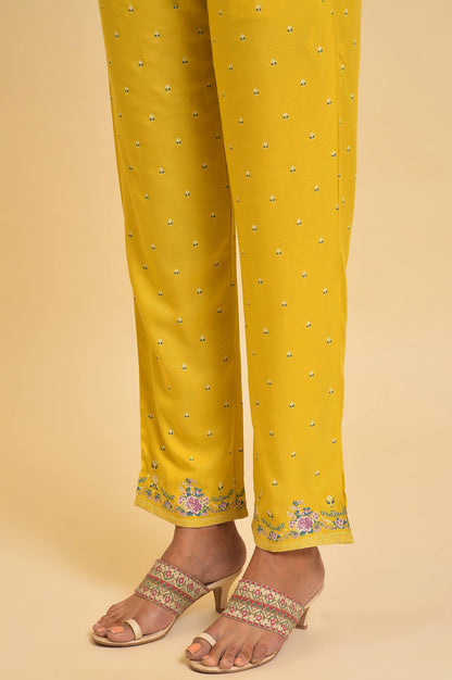 Yellow Slim Pants