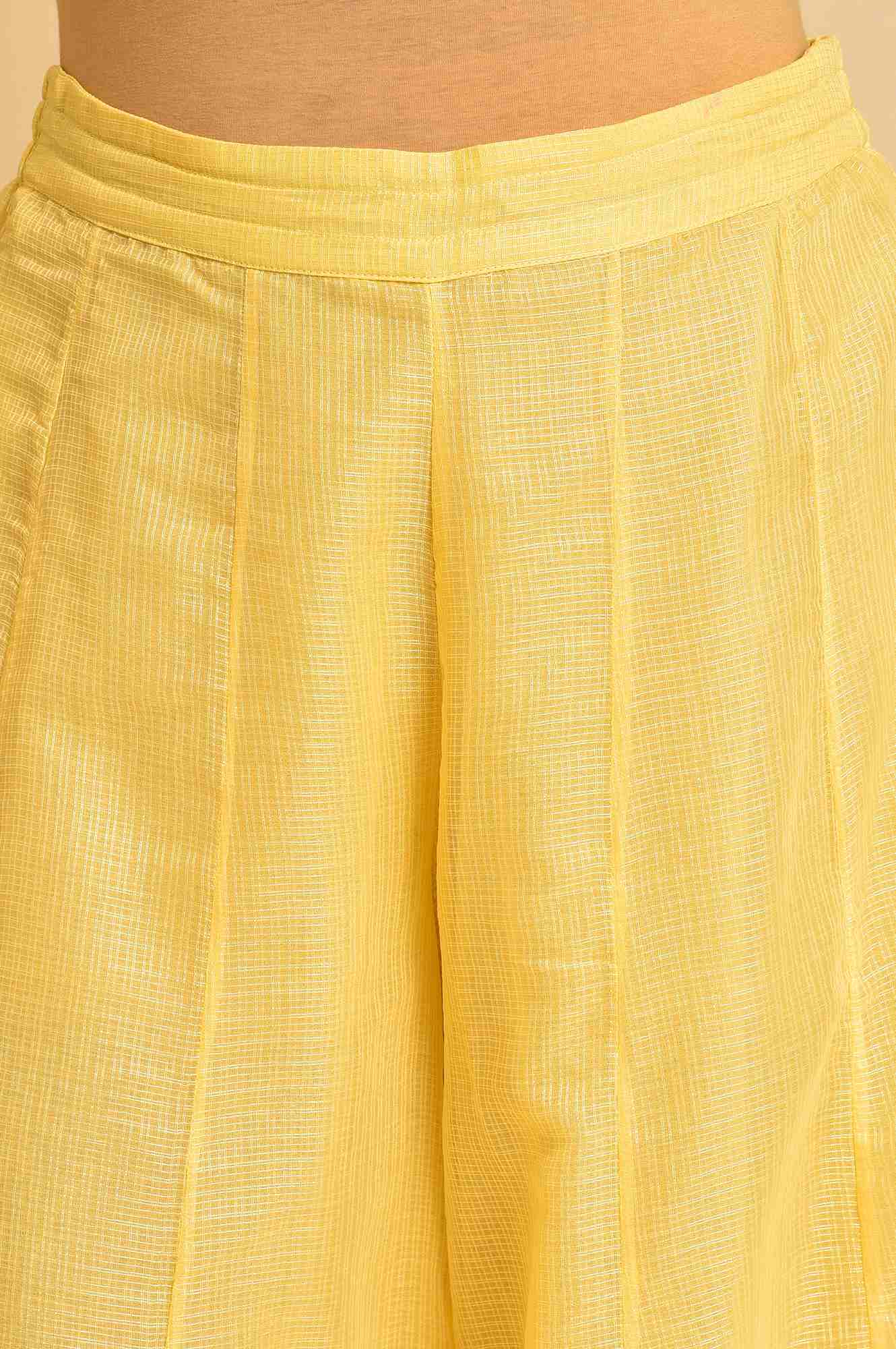 Light Yellow Kota Culottes