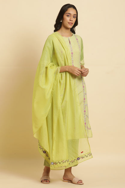 Green Kota Dupatta