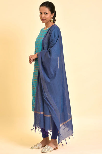 Purple Chanderi Dupatta