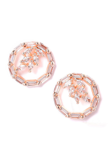 White &amp; Pink Handcrafted Ethnic Studs