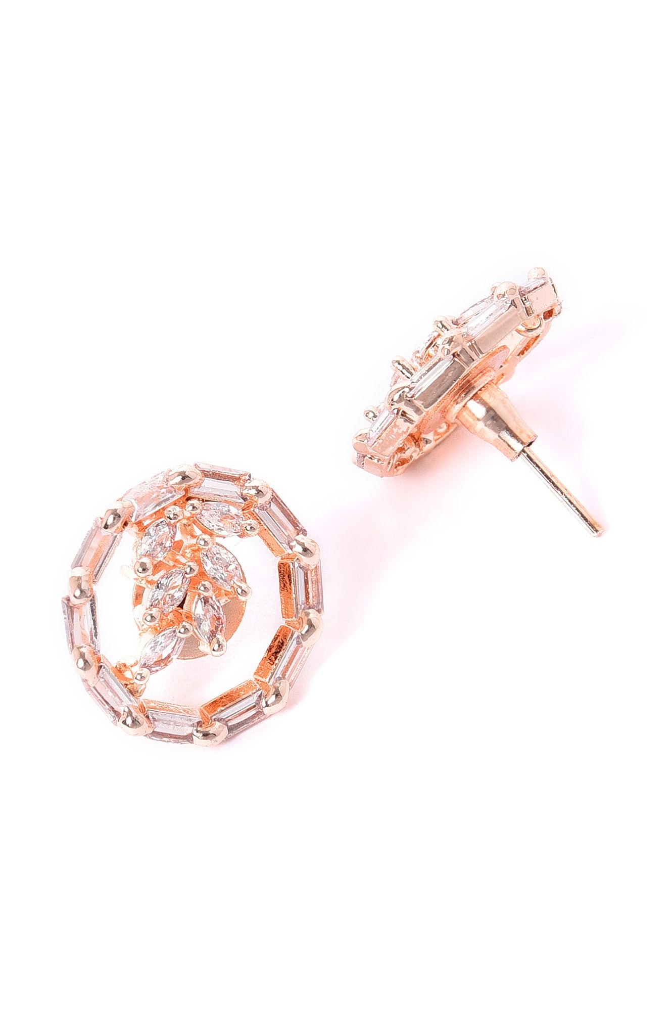 White &amp; Pink Handcrafted Ethnic Studs