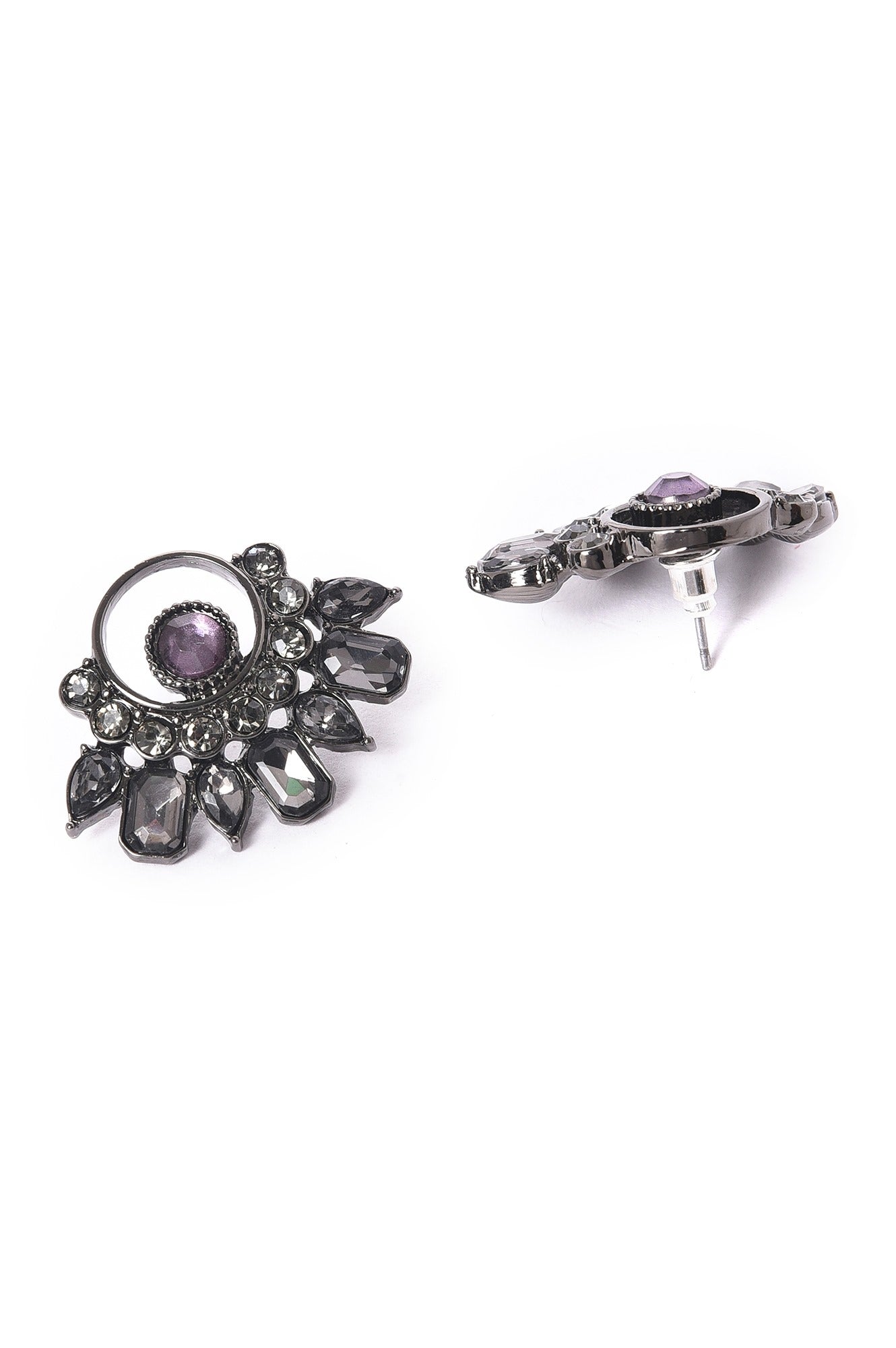 Black Handcrafted party Studs