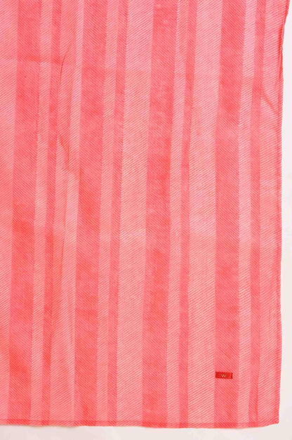 Light Red Printed kurta, Pants &amp; Dupatta Co-Ord Set - wforwoman
