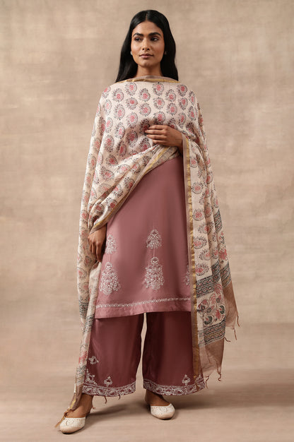 Elegant Cotton Silk Chikankari kurta