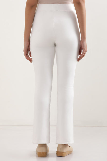 Off-White Boot Cut Yoga Pants