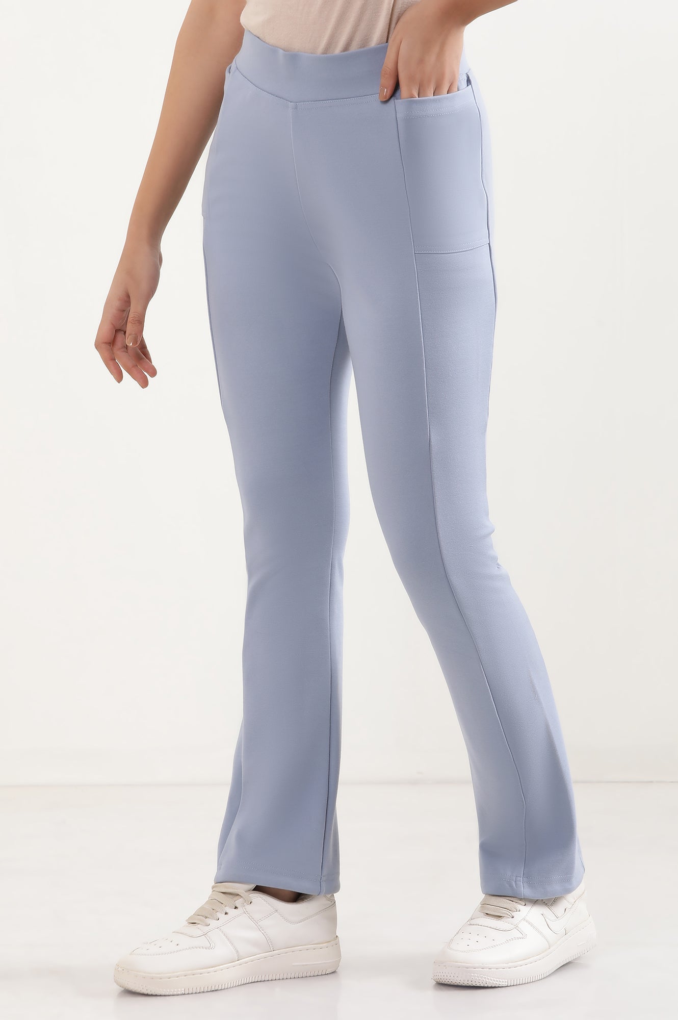 Blue Boot Cut Yoga Pants