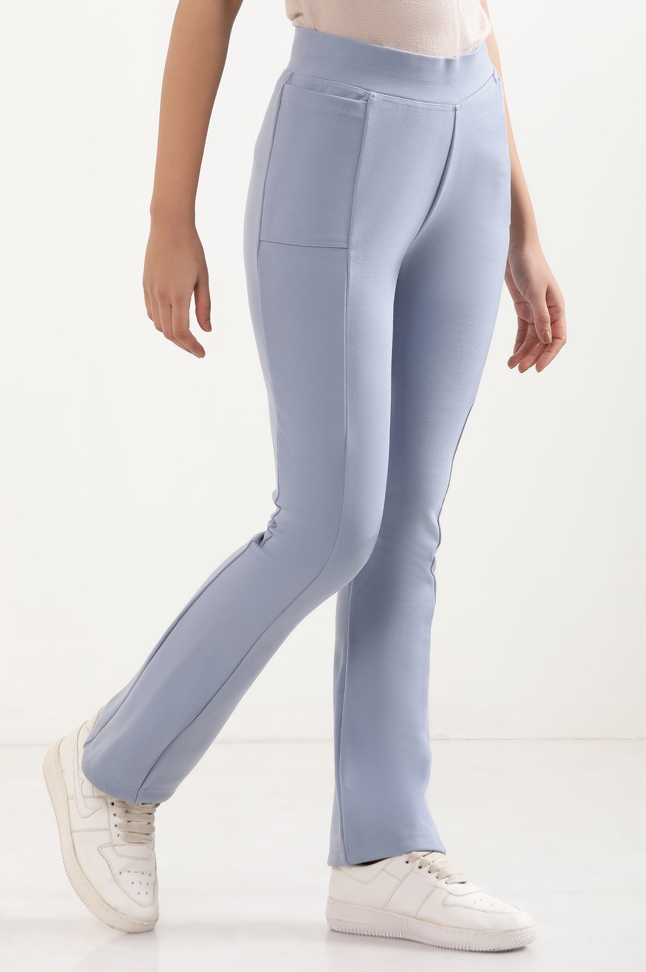 Blue Boot Cut Yoga Pants